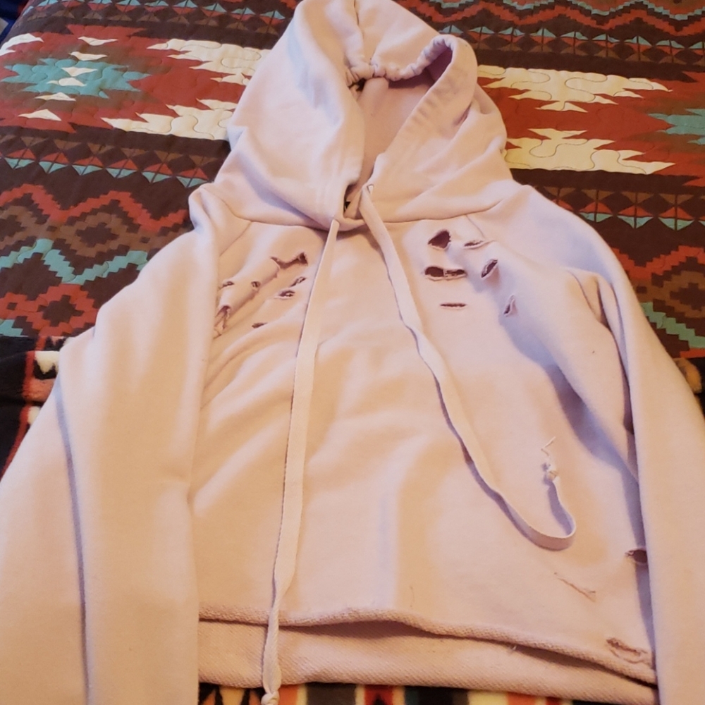 Crop top hoodie